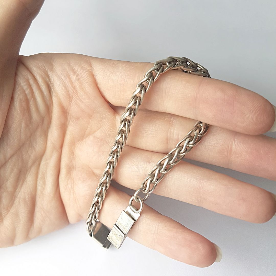 Flow - Braided Bracelet | Silver