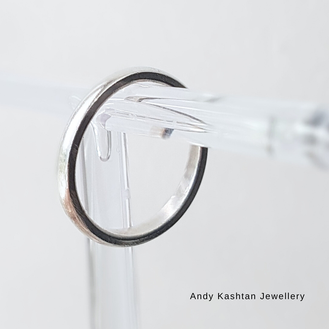 Minimalist Band Ring | Silver