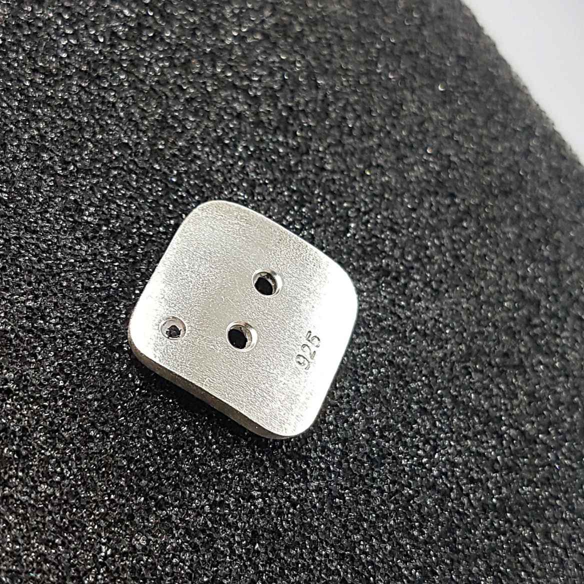 Apparel Buttons | Cubic Zirconia | Silver