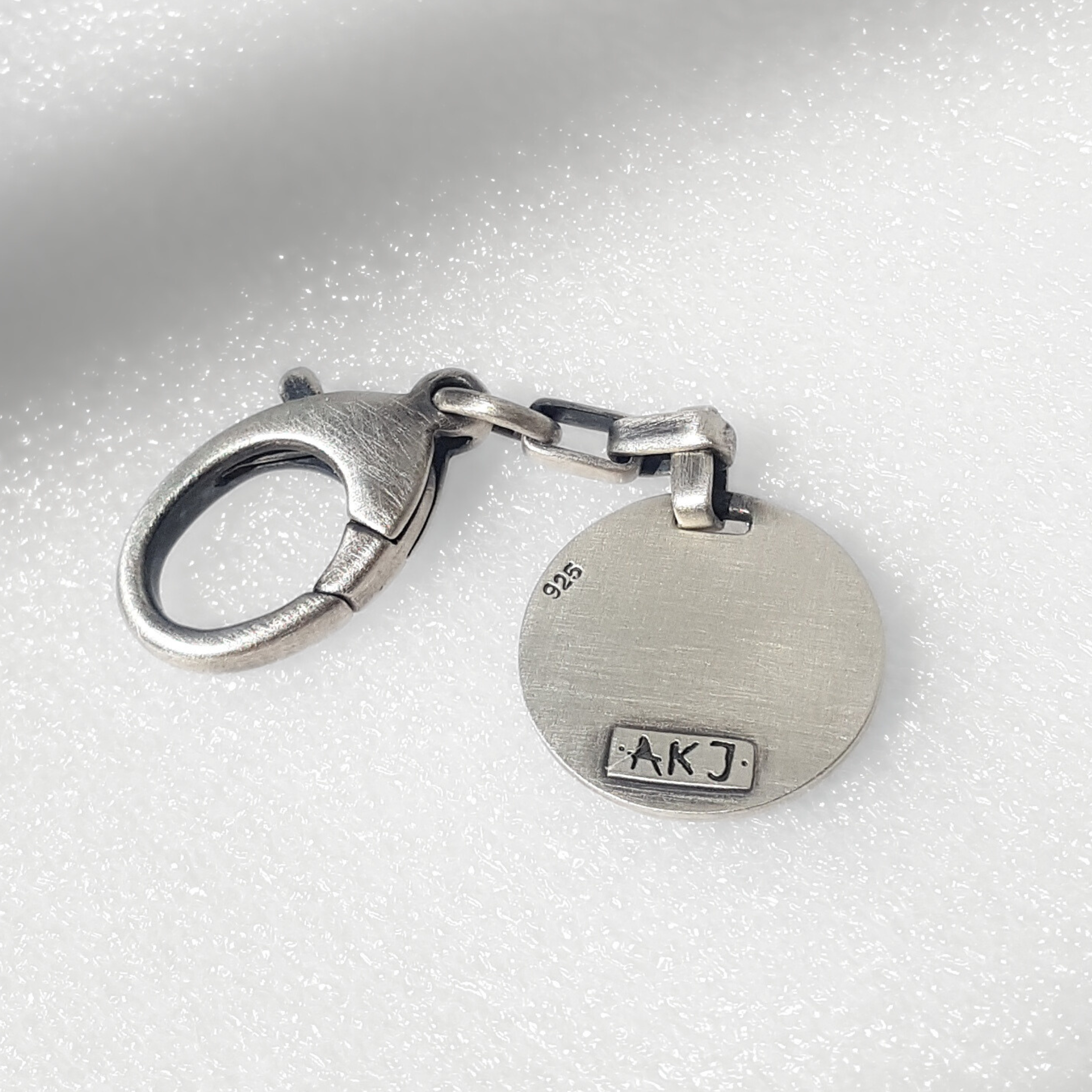 Letter Key Ring | Silver