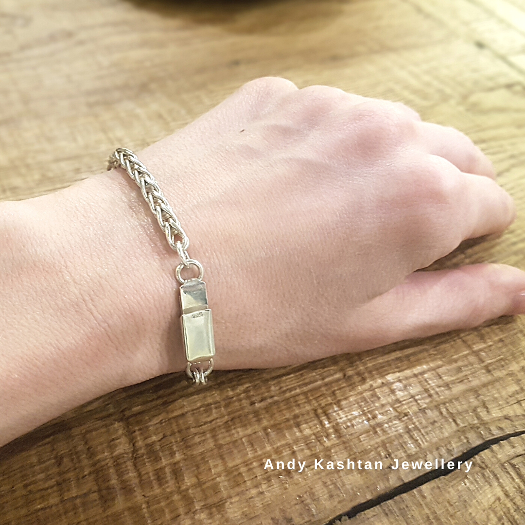 Flow - Braided Bracelet | Silver