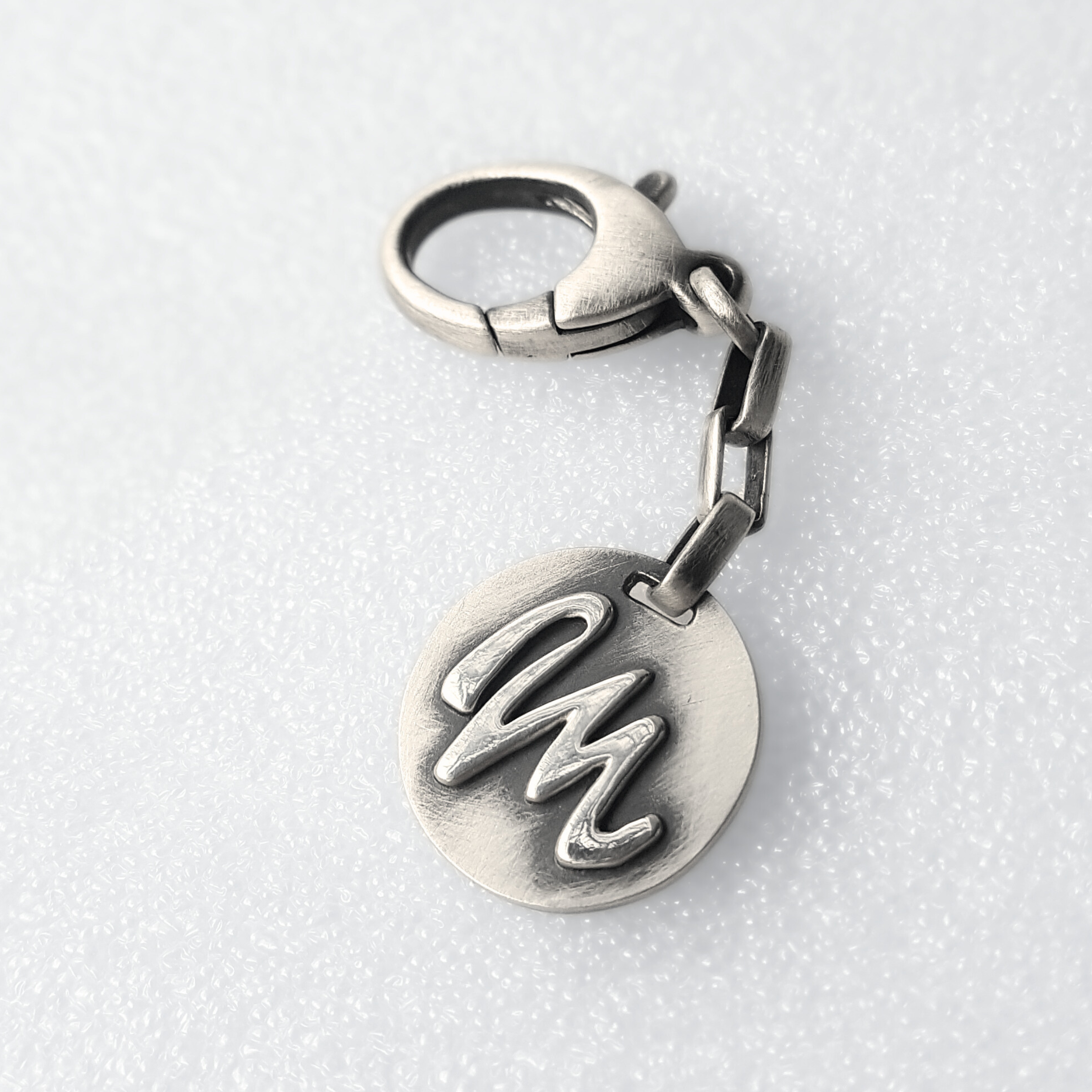 Letter Key Ring | Silver