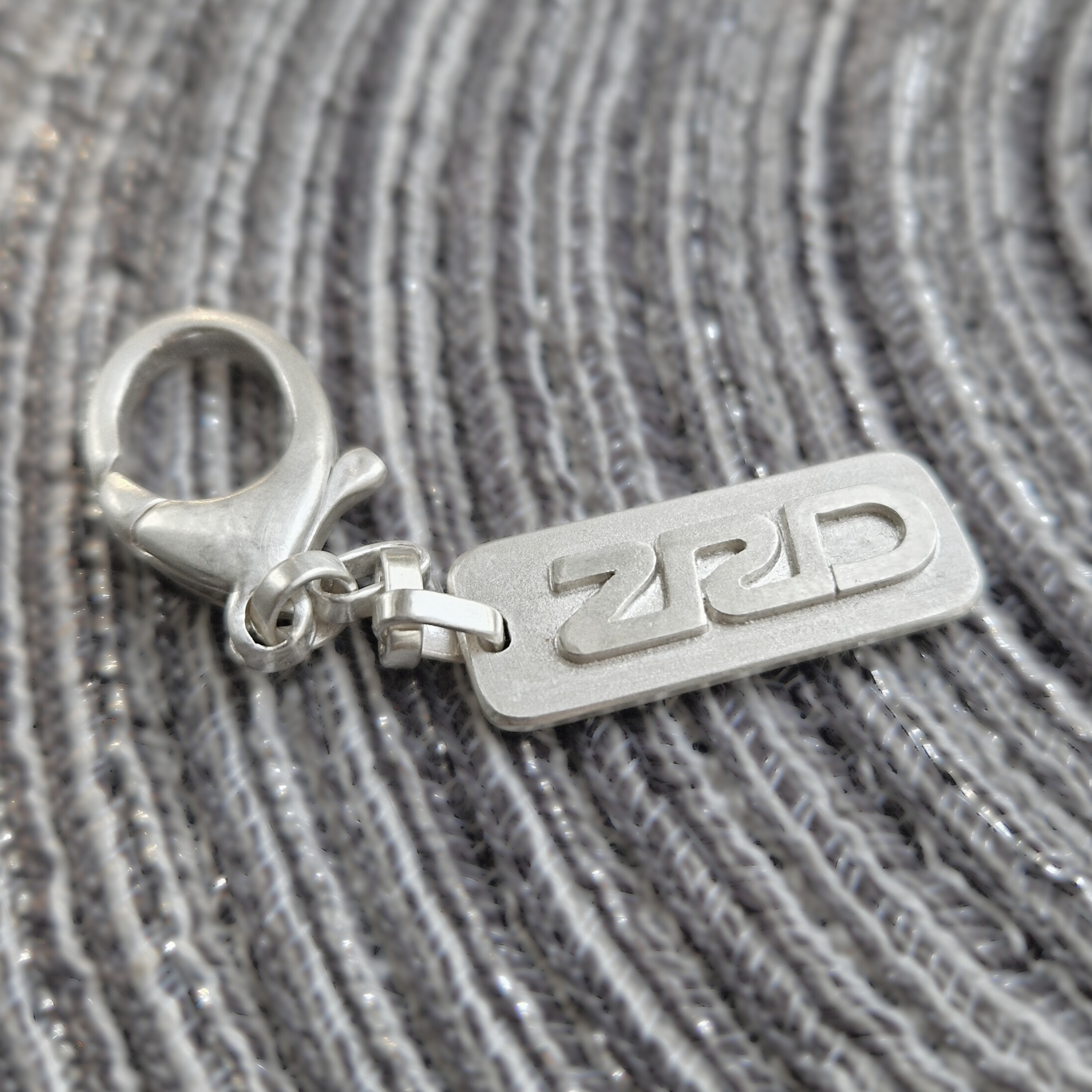 Logo Key Ring | Silver