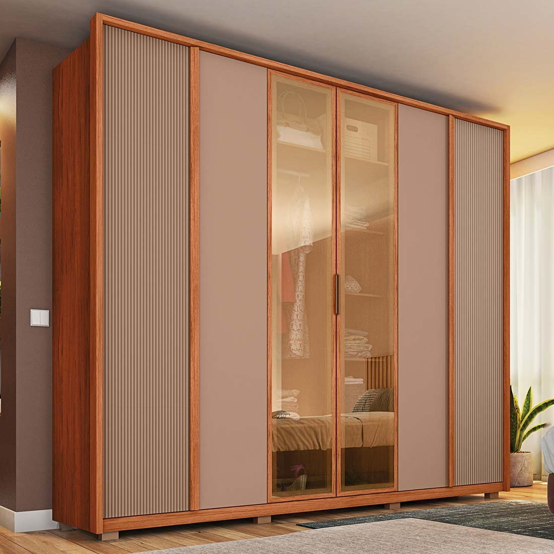 Guarda-Roupa com Vidro Reflecta