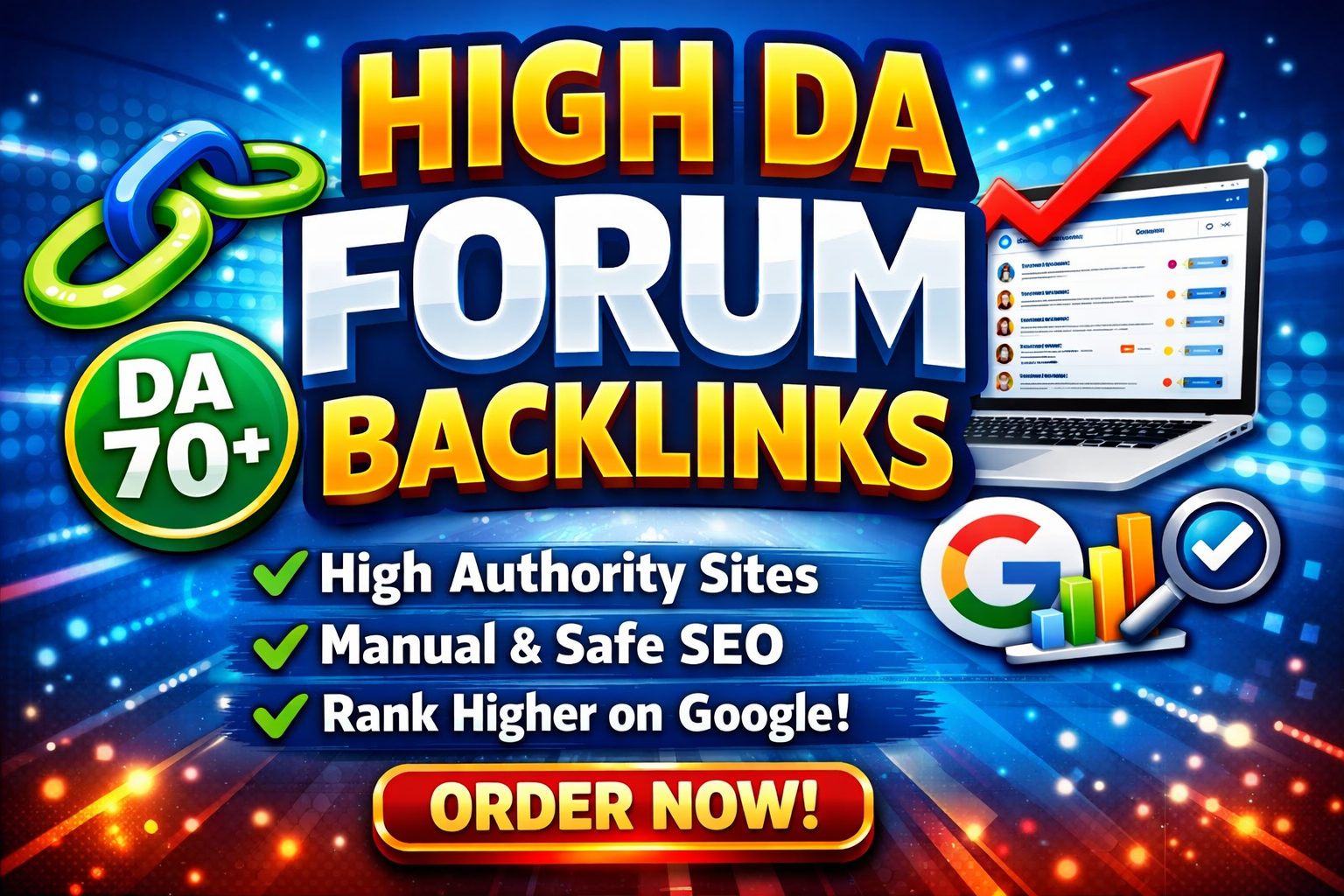 High DA Forum Backlinks to Boost Your Website Ranking & Authority