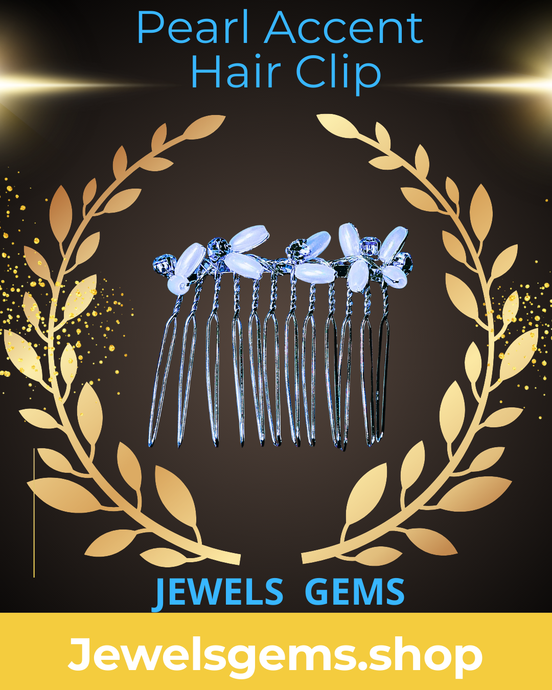 Pearl Accent Hair Clip