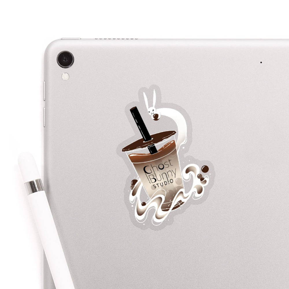 Ghost Bunny Boba [Caramel]