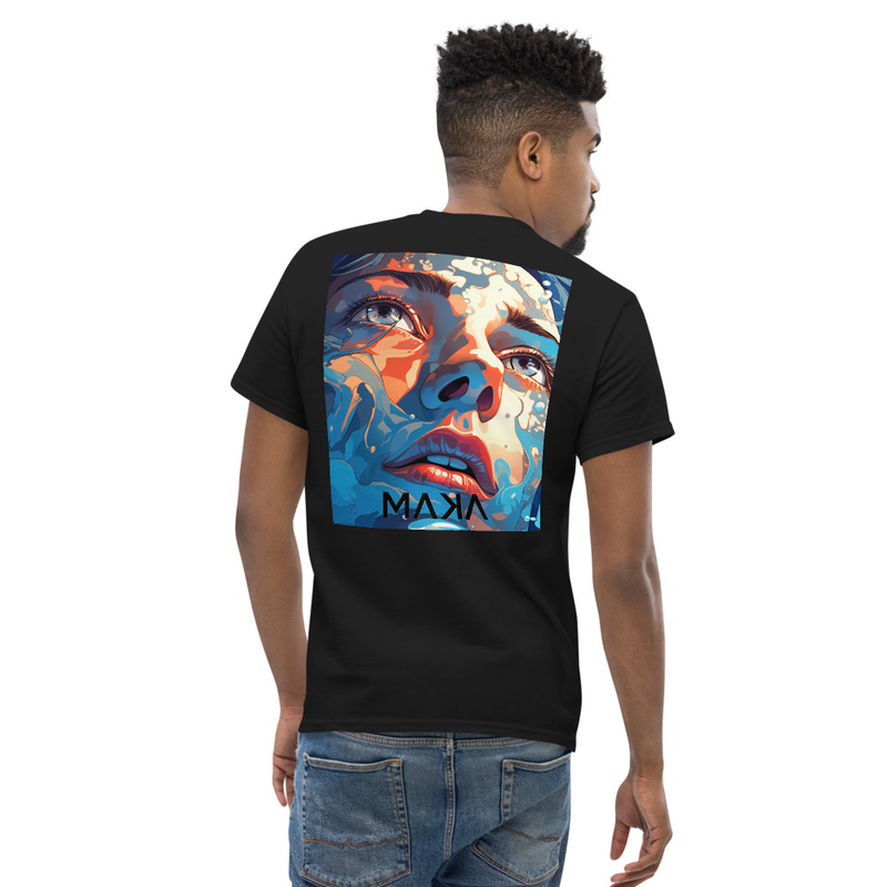 T-shirt avec dos 'regard'