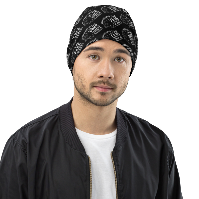 Starve the Corrupt All-Over Print Beanie