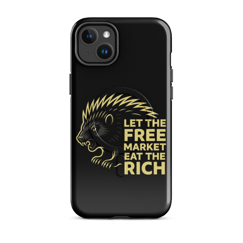 "Let the Free Market Eat the Rich" MagSafe® tough case for iPhone®