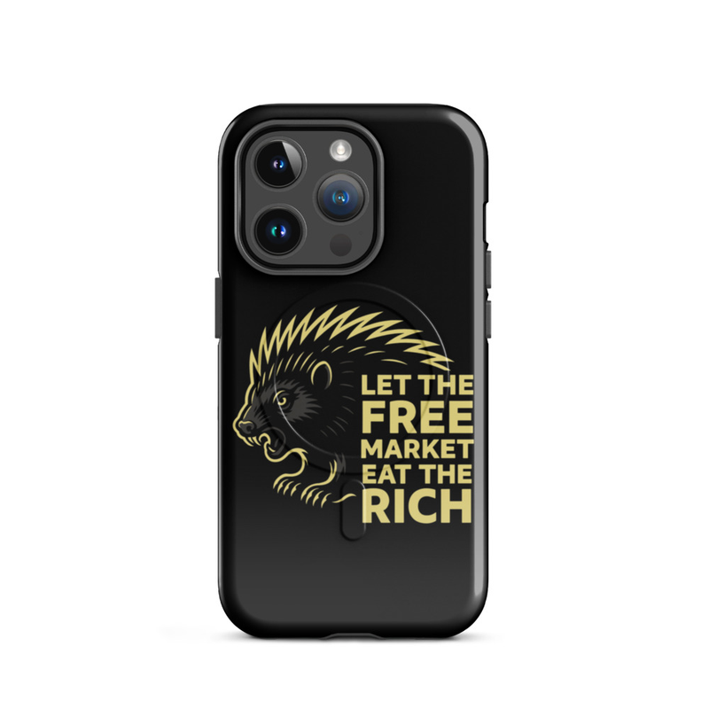 "Let the Free Market Eat the Rich" MagSafe® tough case for iPhone®