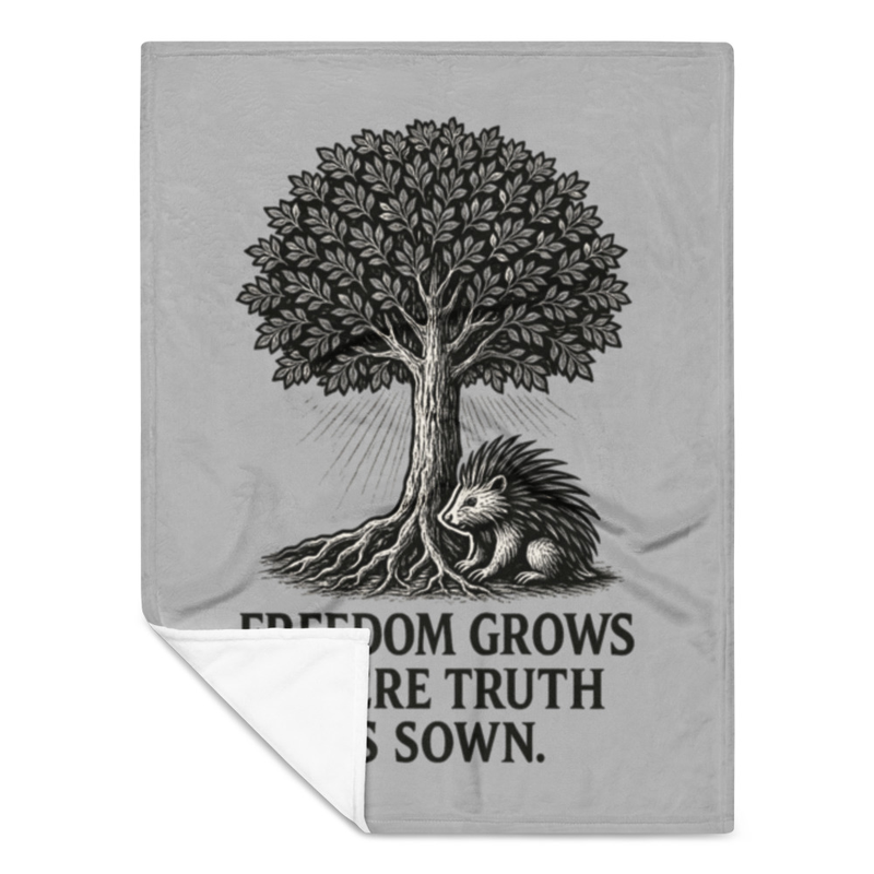 Tree Of Liberty Throw Blanket