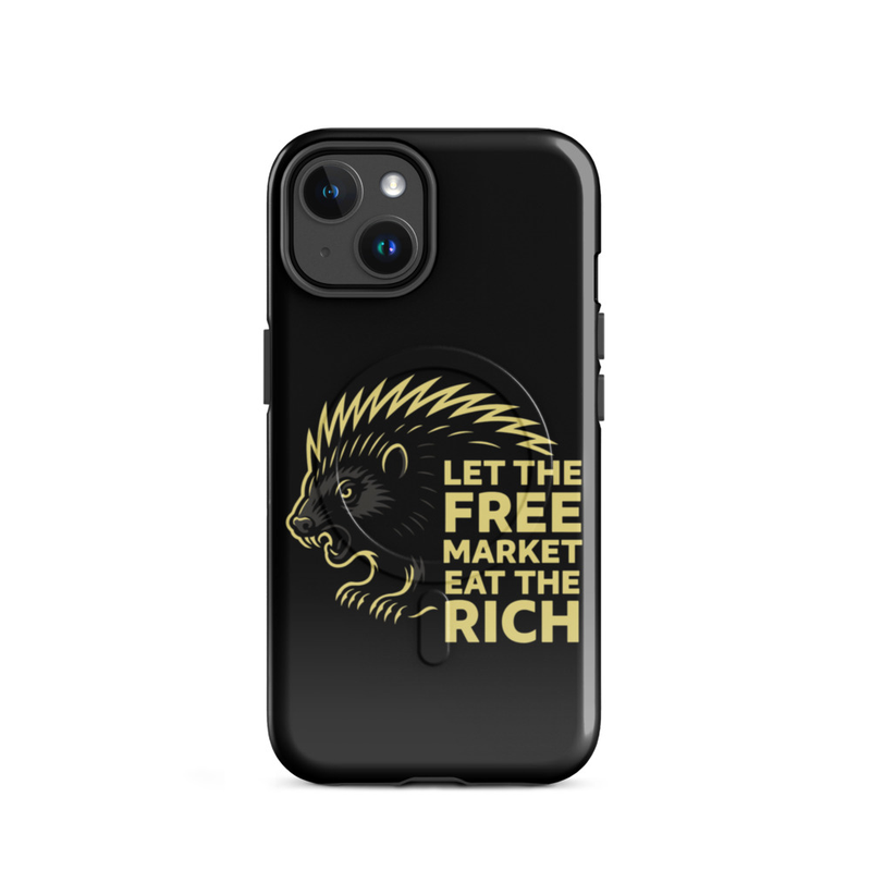 "Let the Free Market Eat the Rich" MagSafe® tough case for iPhone®