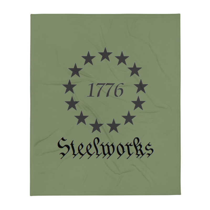 OD Green Throw Blanket 1776 