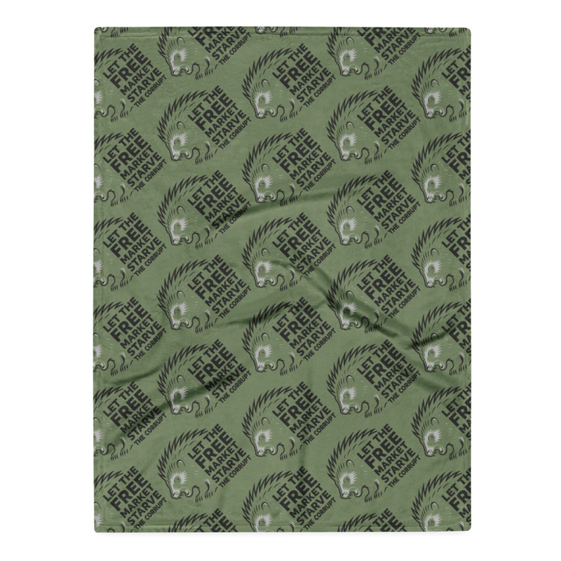 OD Starve The Corrupt Throw Blanket