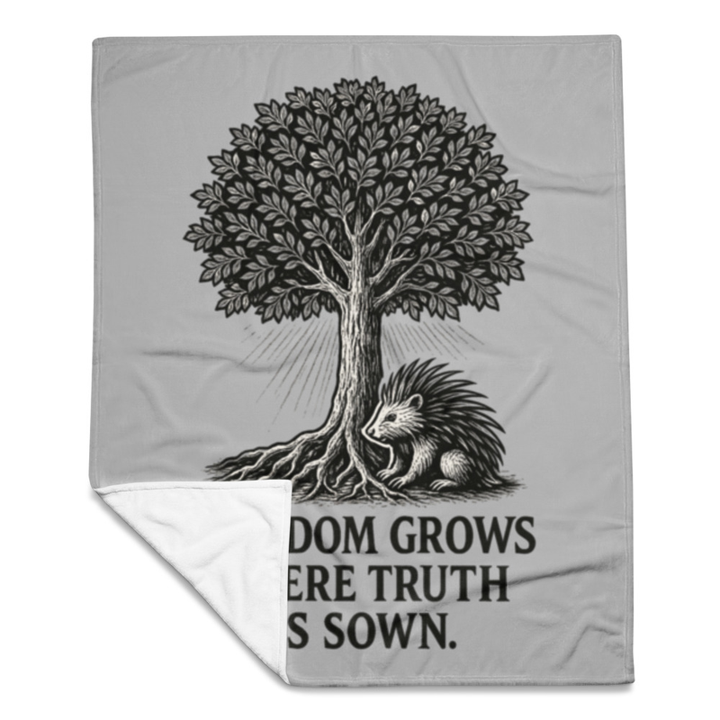 Tree Of Liberty Throw Blanket