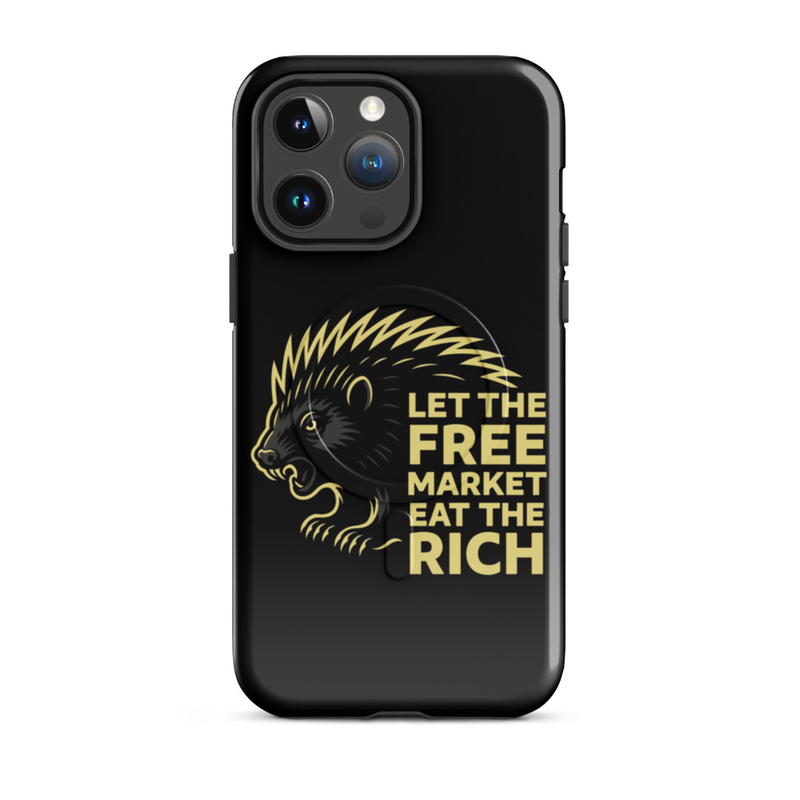 "Let the Free Market Eat the Rich" MagSafe® tough case for iPhone®
