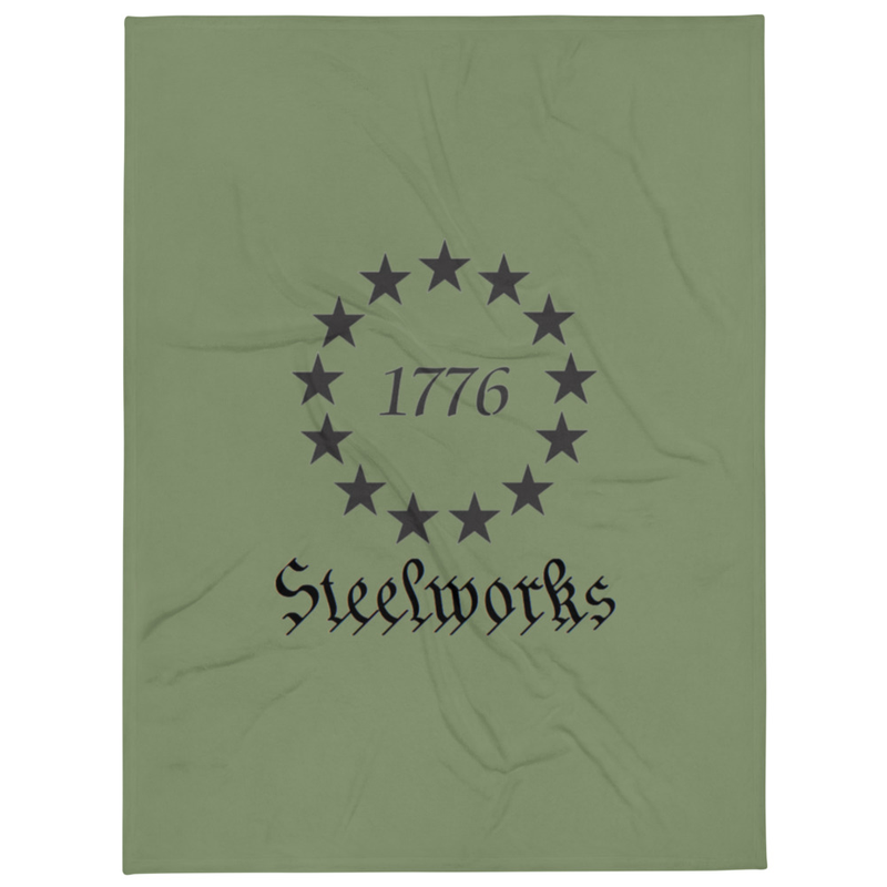 OD Green Throw Blanket 1776 
