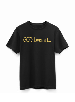 GOD Loves Art T-Shirt