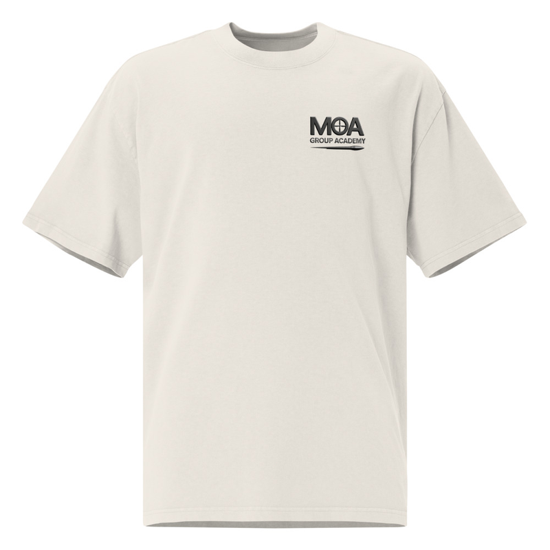 Oversized faded t-shirt (MOA Front and Back)