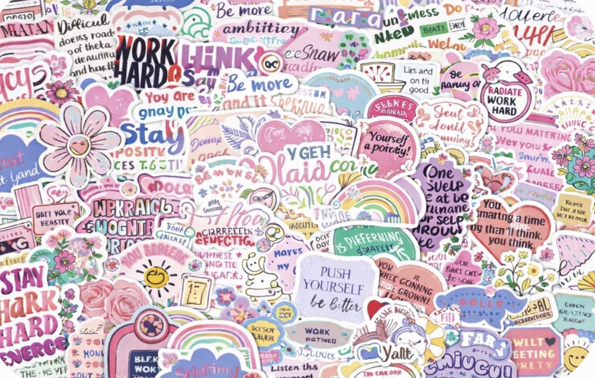 Glow Up Mindset Stickers