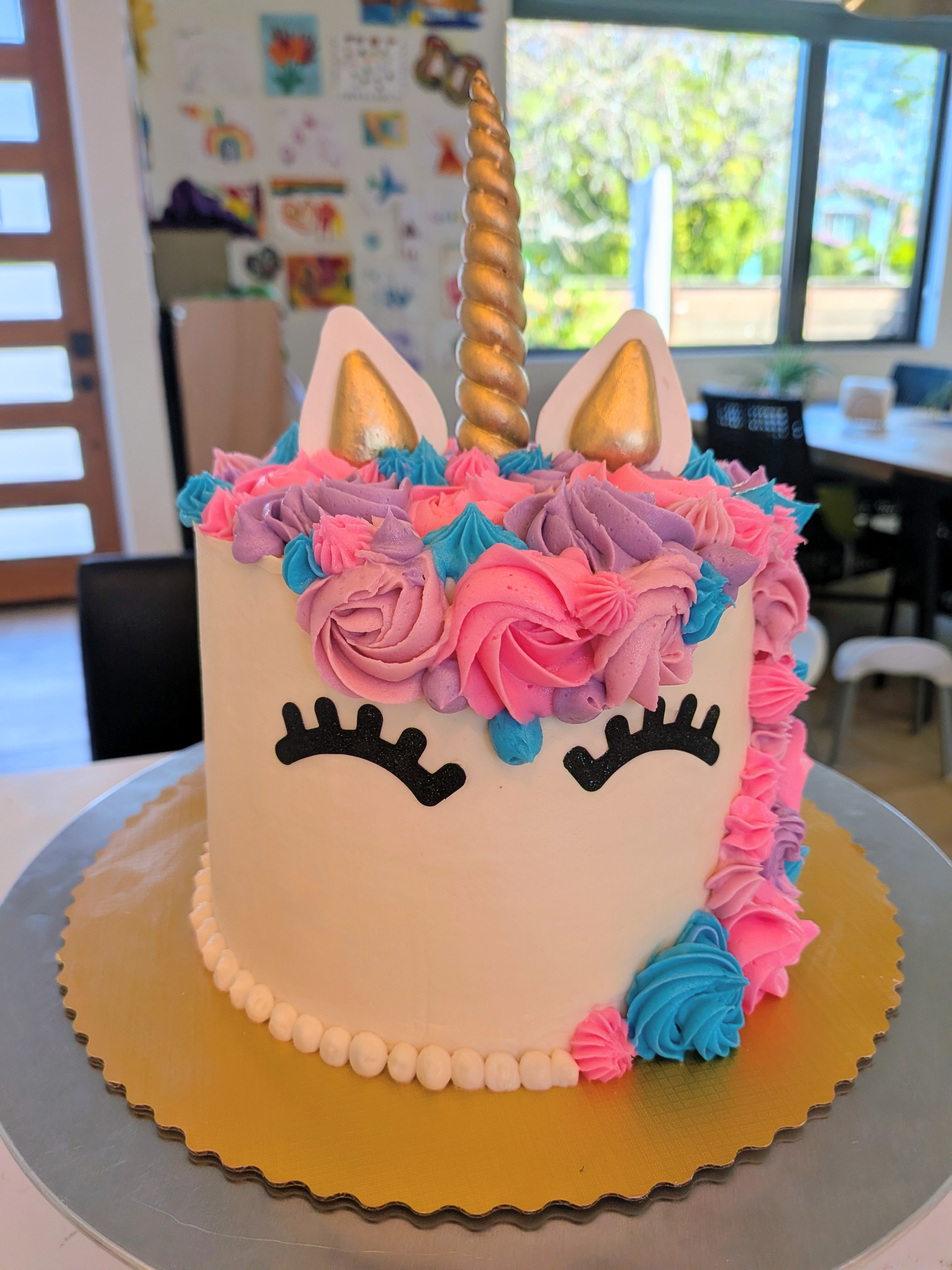 Custom-Shaped Cake