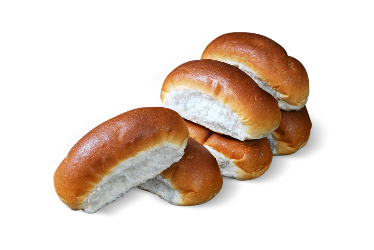 Wit tarwebroodje zacht (6 stuks)