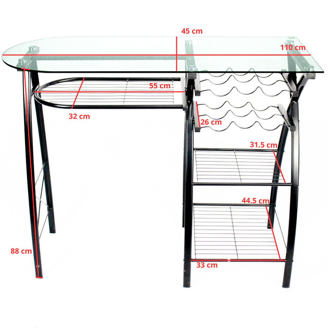 Barra de Vidrio de bar