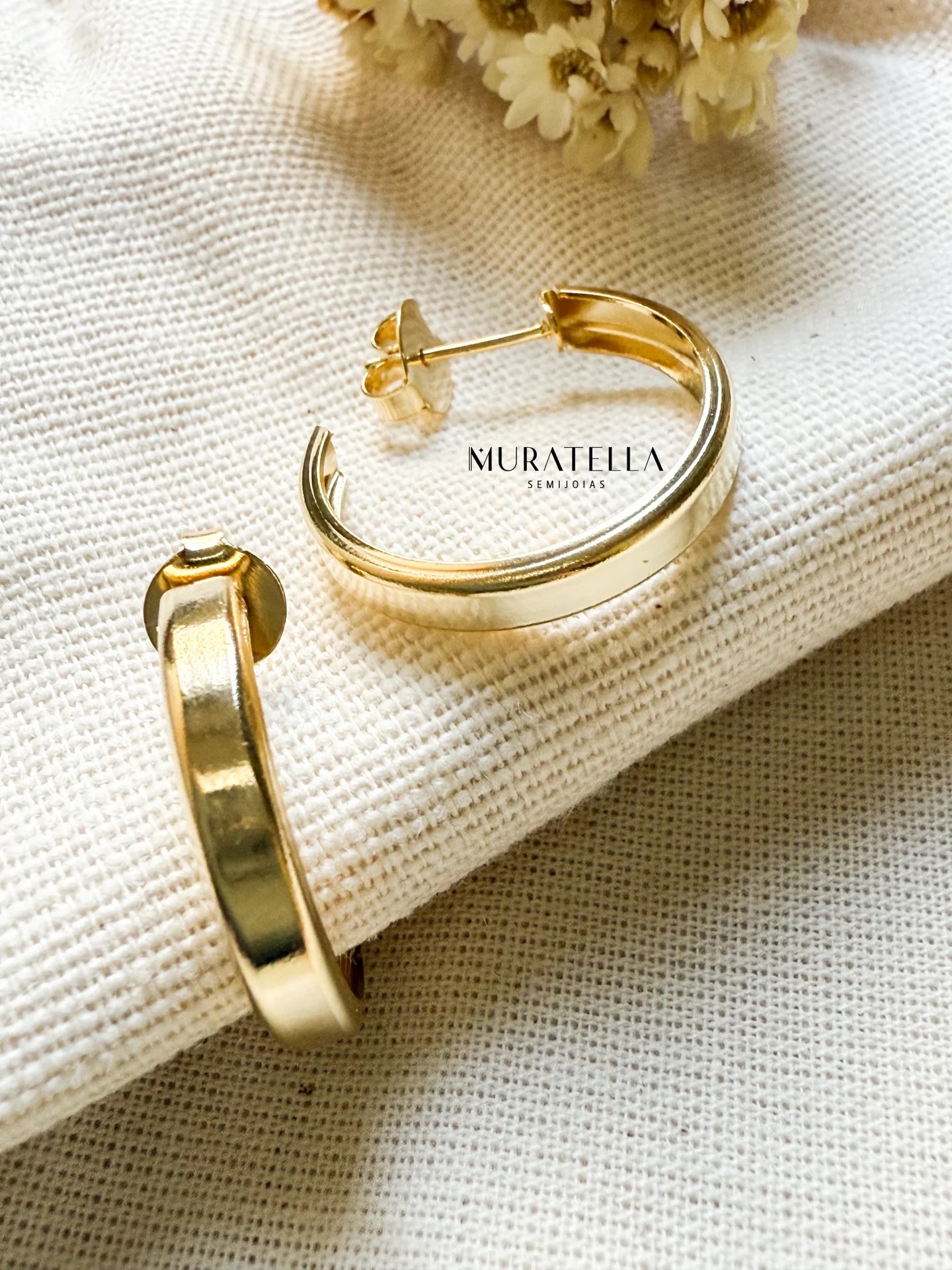 Brinco Argola Dourada