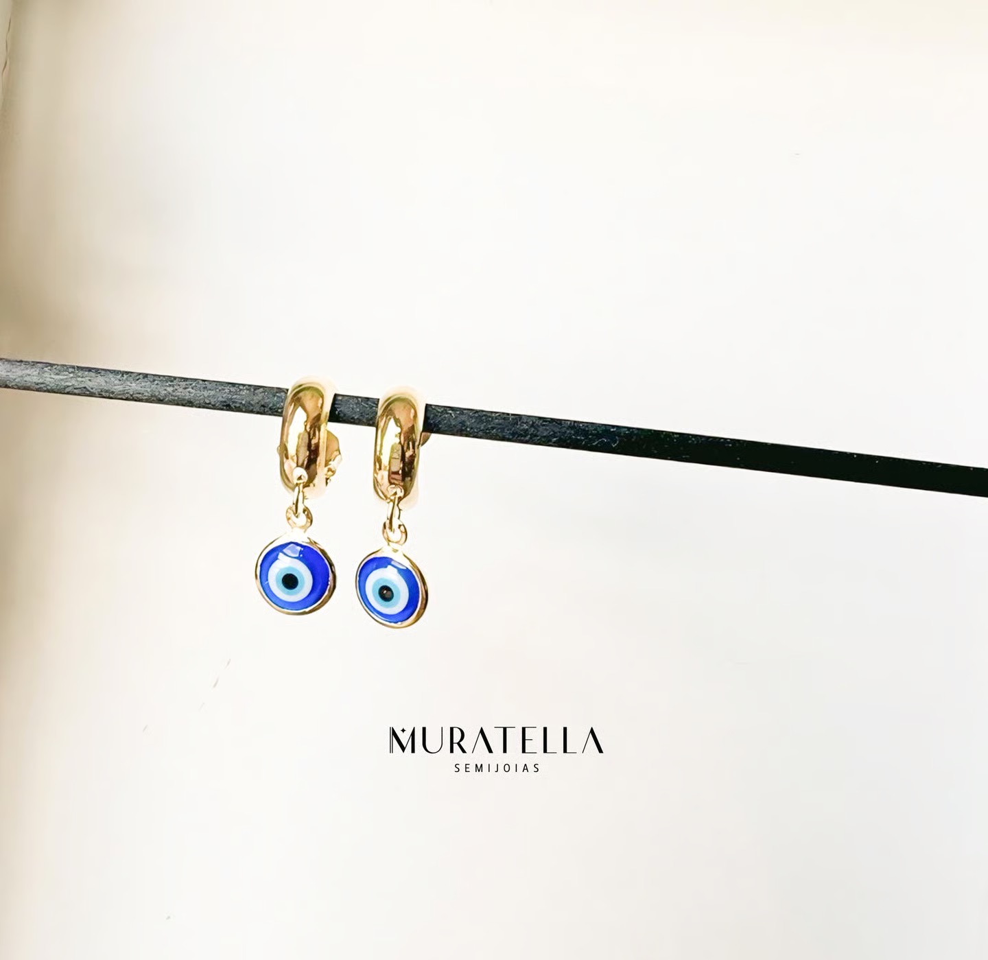 Brinco Argola com Olho Grego