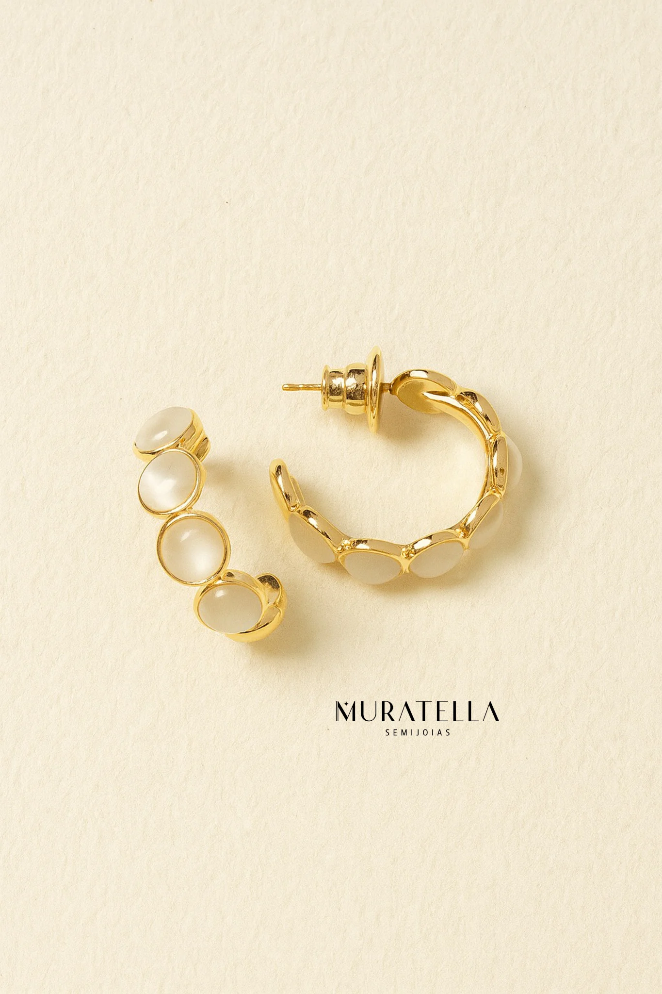 Brincos de Argola Banhados a Ouro