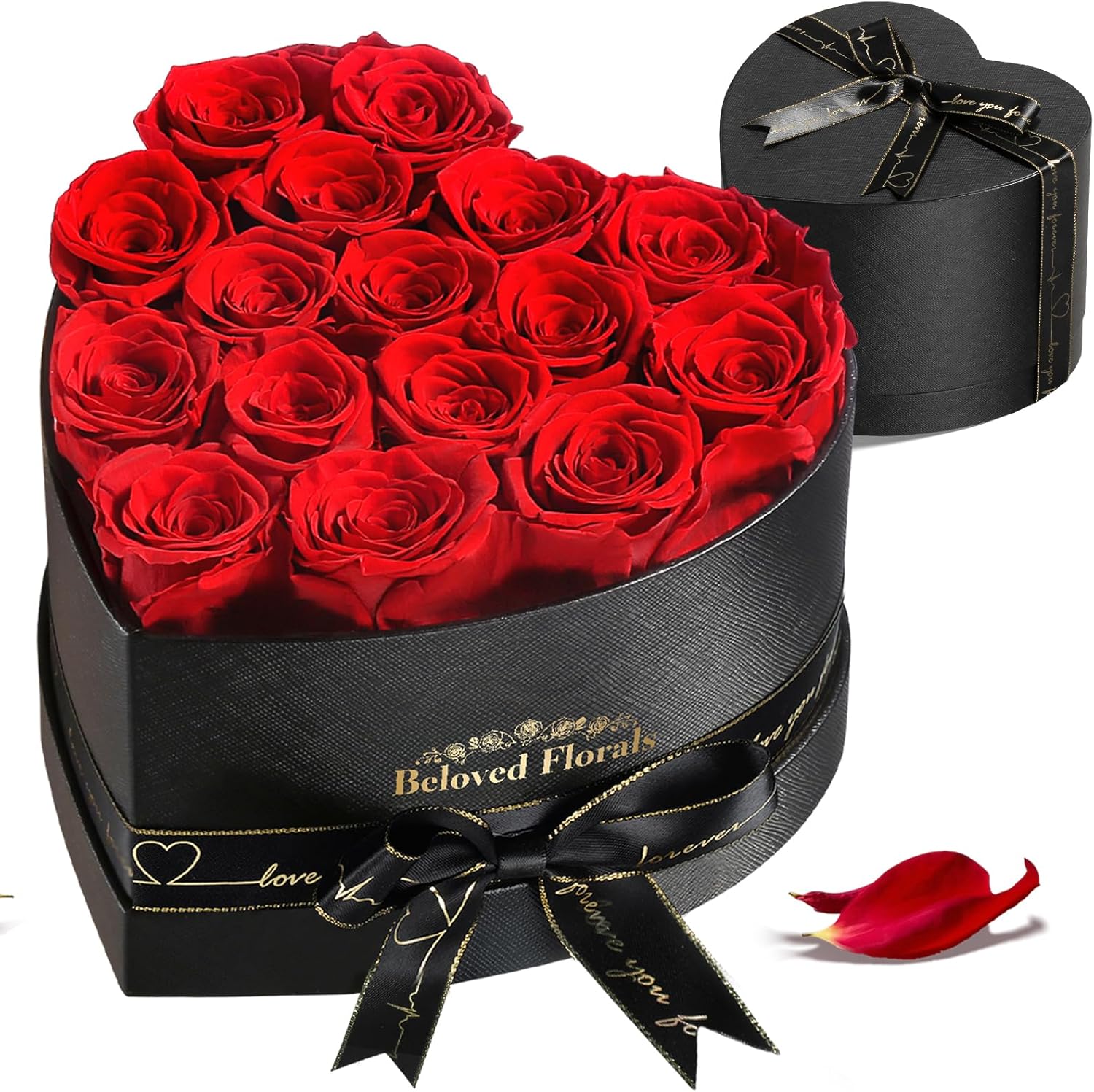 Heart-Shaped Luxury Rose Box
