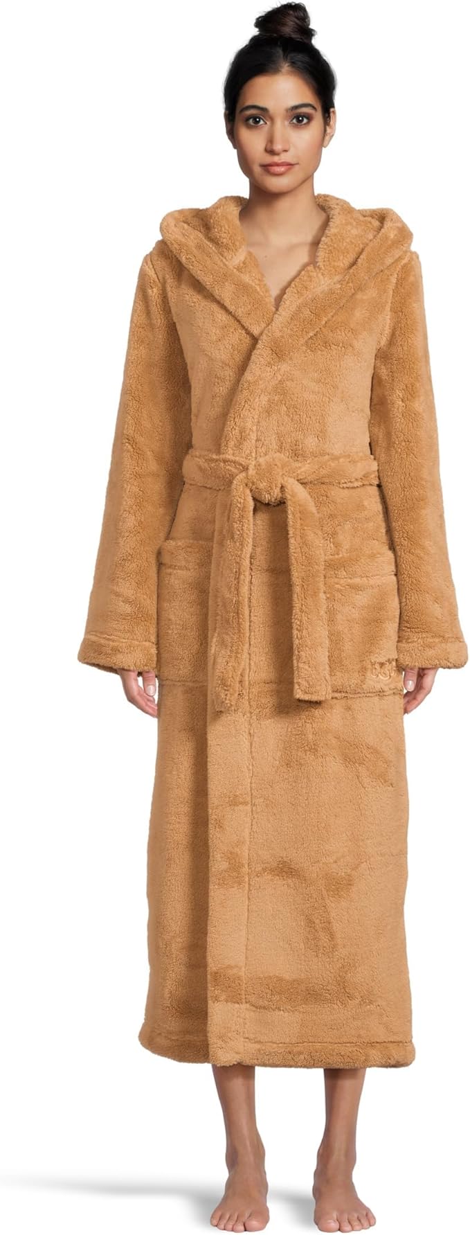Brown Plush Bathrobe