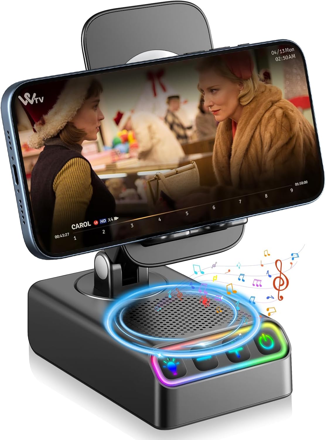 Bluetooth Speaker Phone Stand