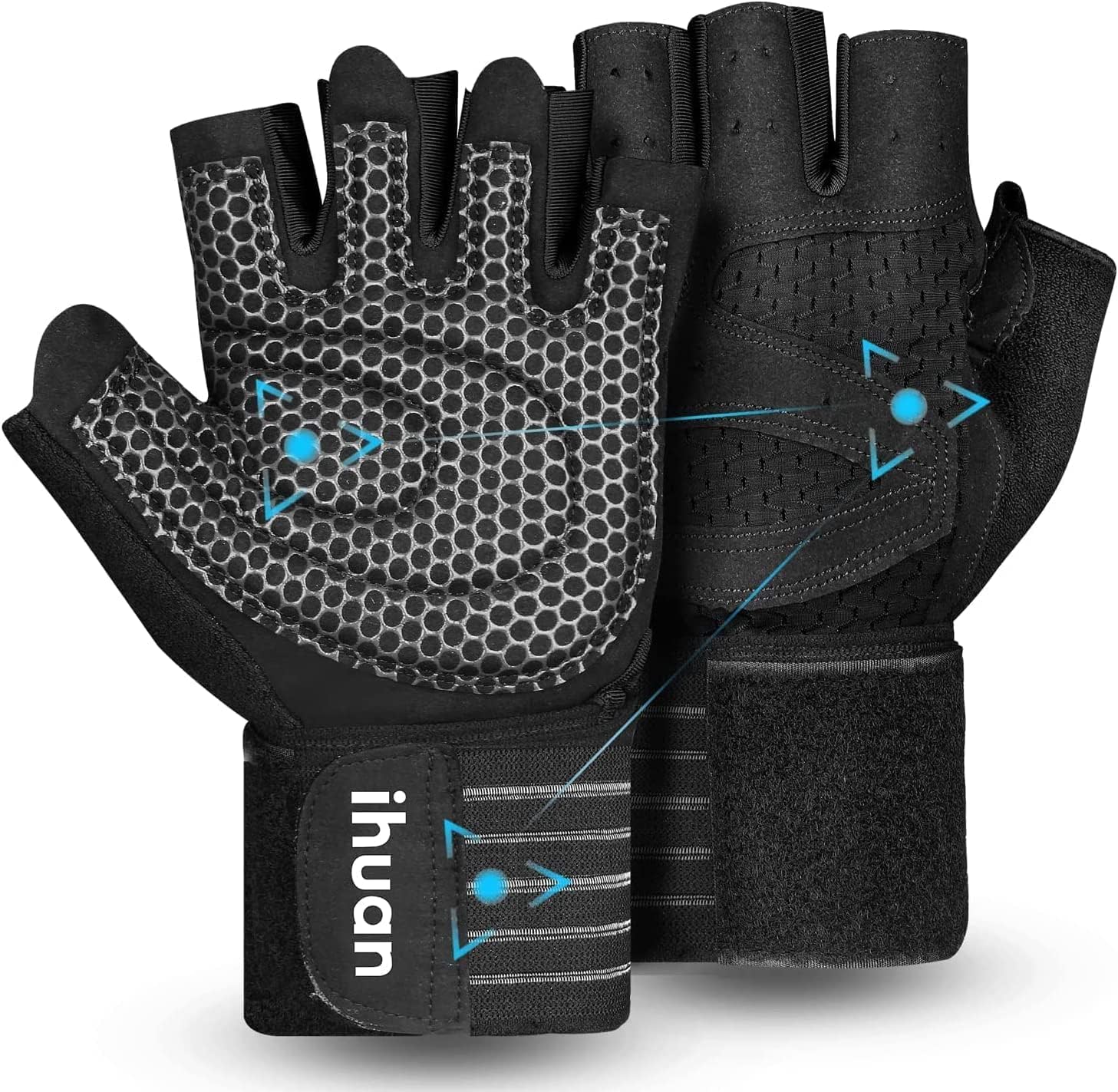 Workout Gloves with Wrist Support