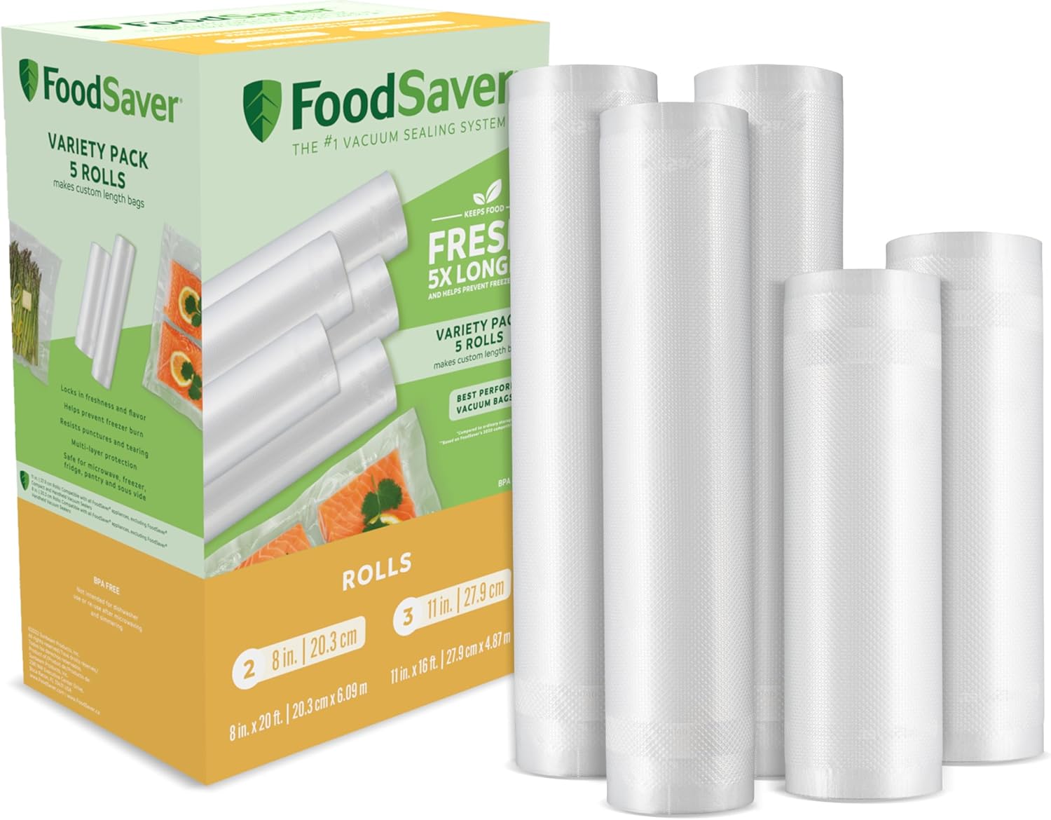 FoodSaver Vacuum Sealer Rolls