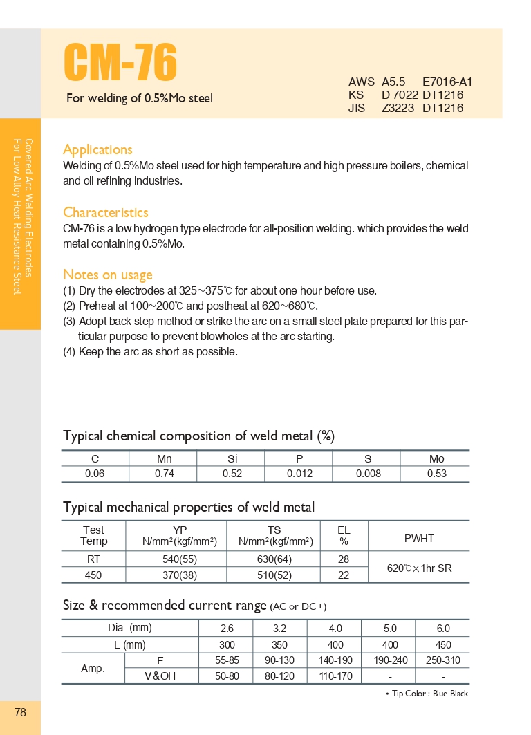 CHOSUN CM-76 Flux Cored Welding Wire | FCAW AWS E71T-1 | High-Efficiency Structural Steel Welding