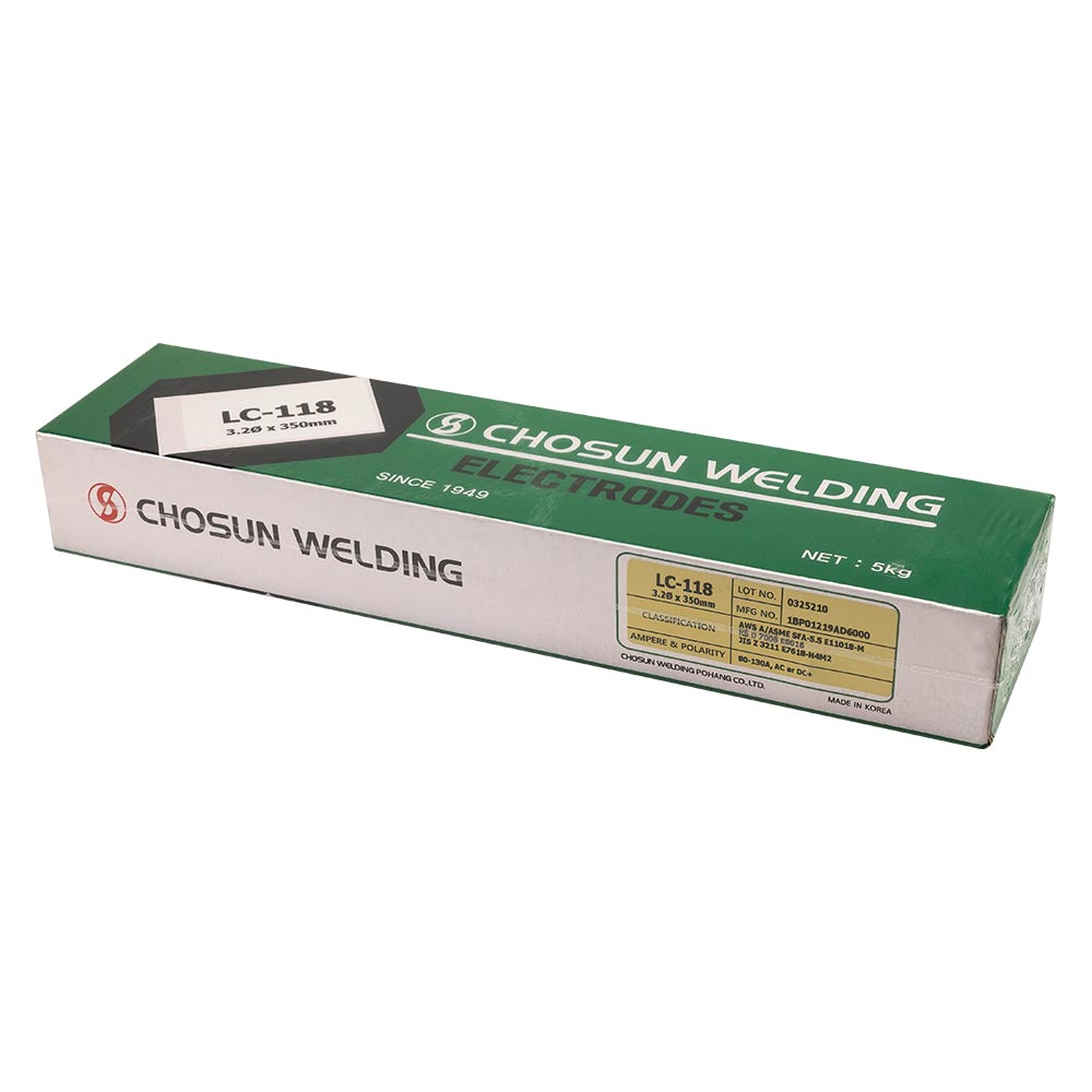 CHOSUN LC-118 Low Hydrogen Welding Electrode | AWS E11018-M | High Tensile Steel