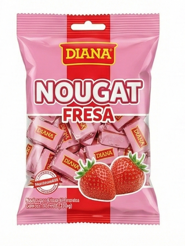 nougat de fresa