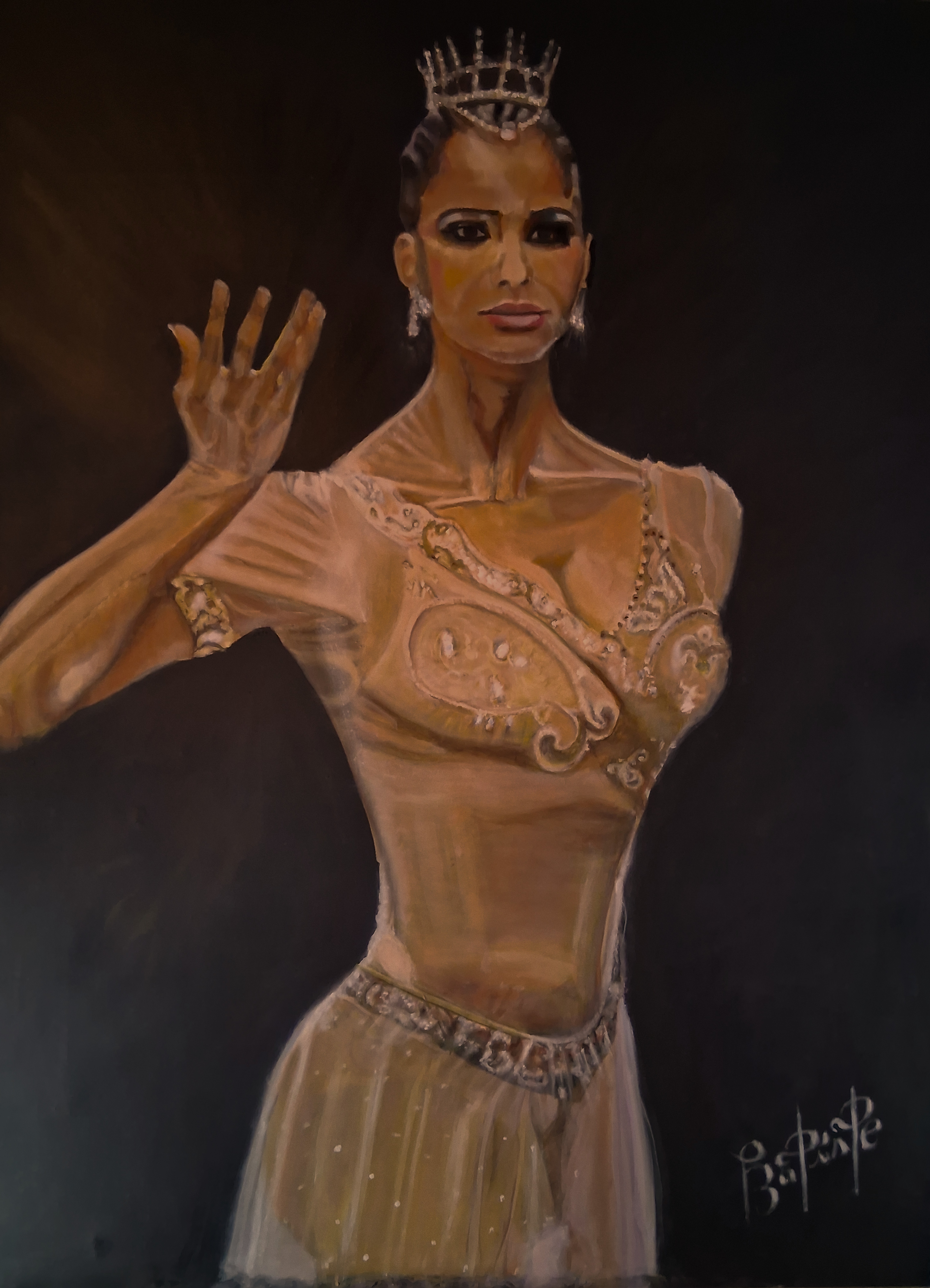 Elegant Ballerina Portrait of Misty Copeland