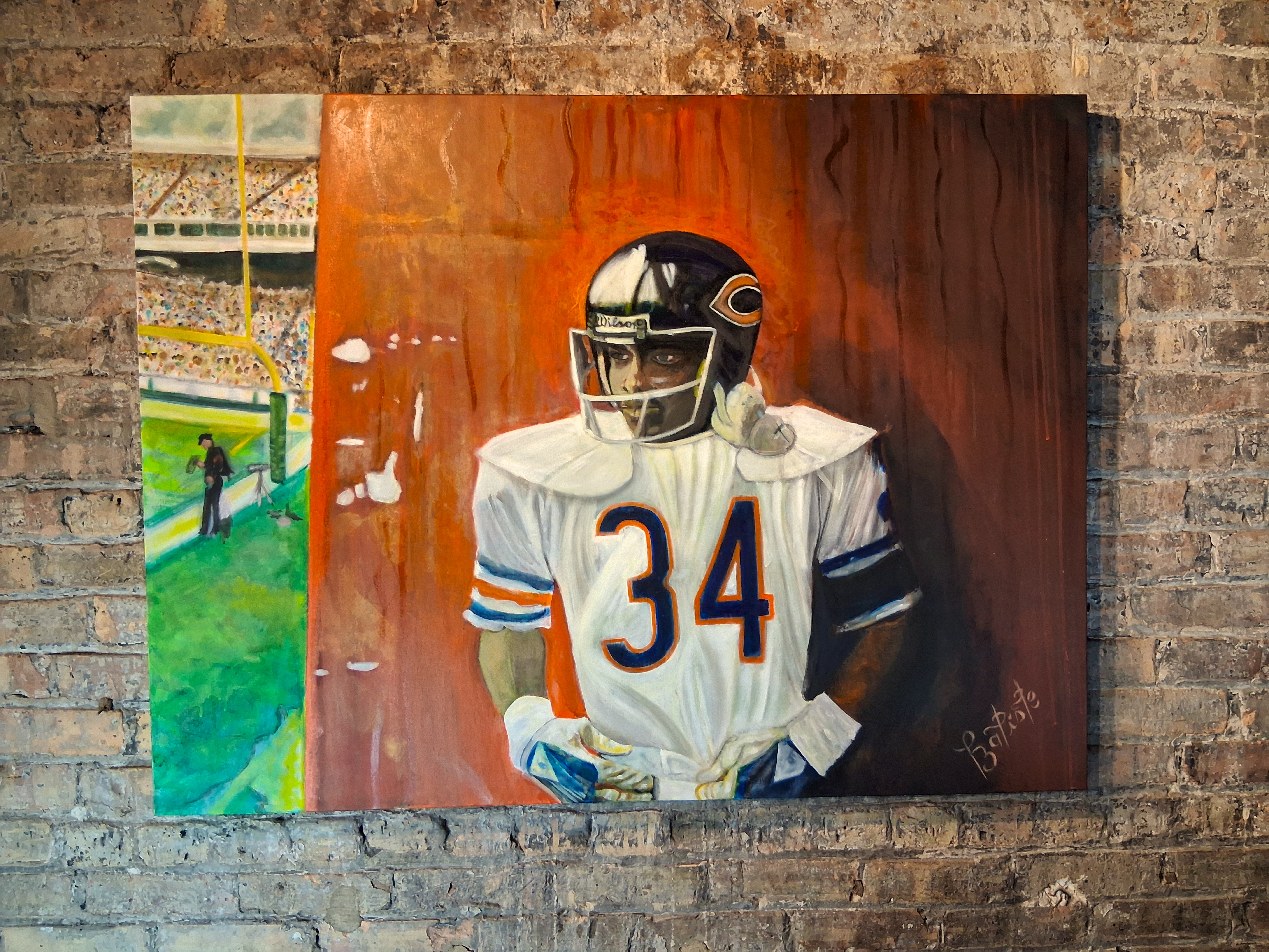 Chicago Bears Legend Artwork