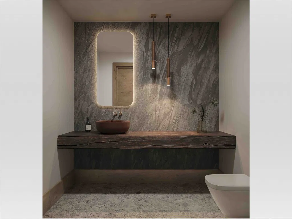 Casa lujosa situada en la montaña 