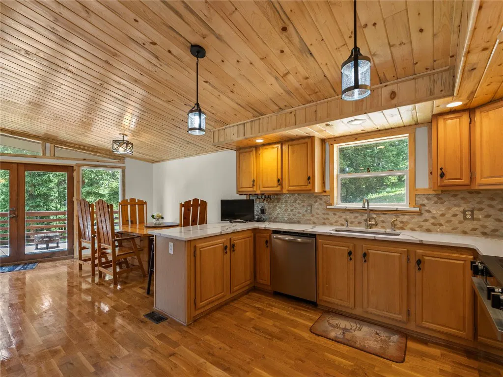 cabaña en la montaña