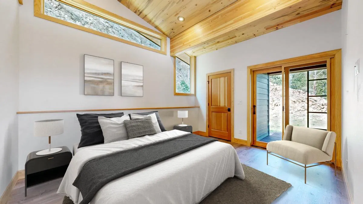 Casa contemporánea en la montaña