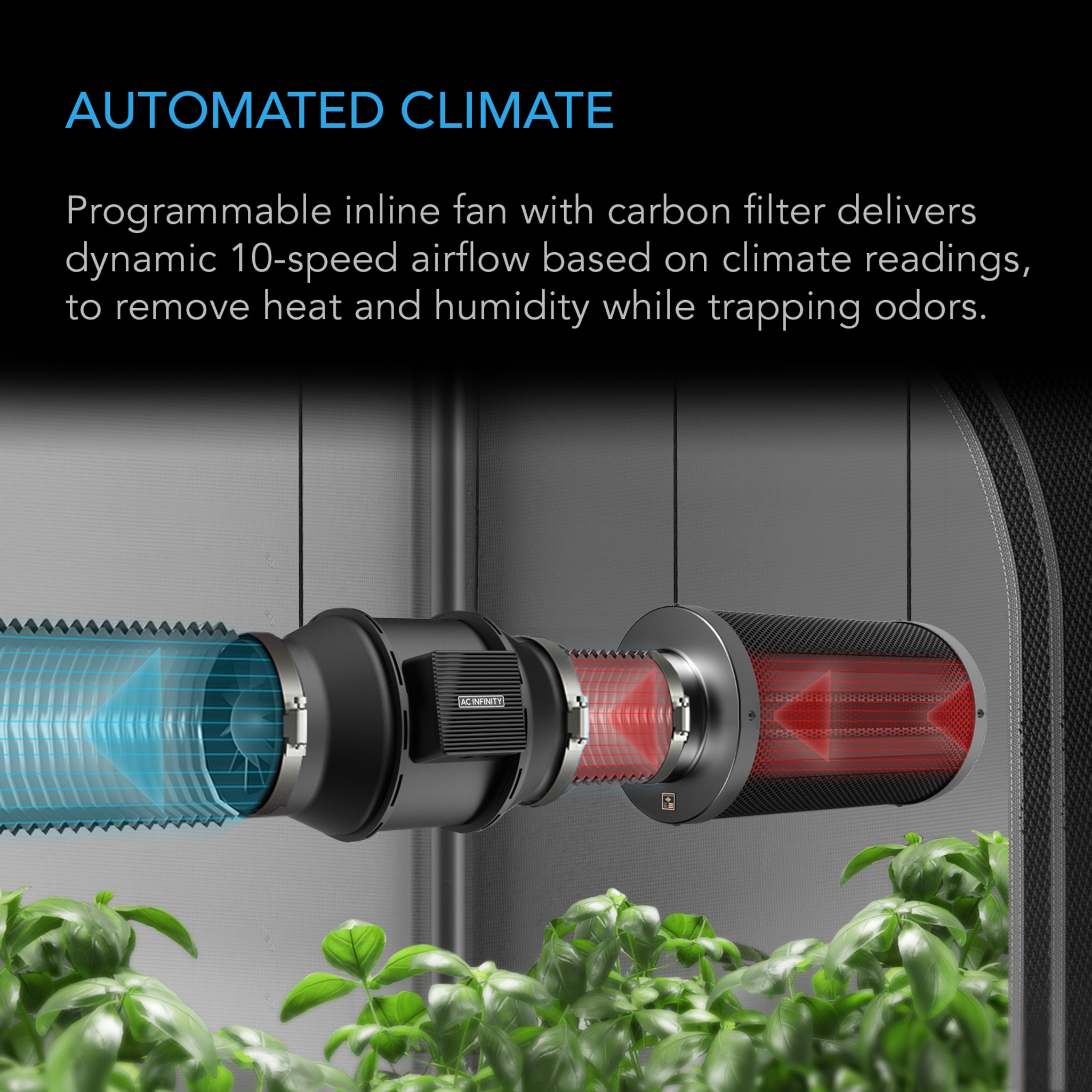 Advance Grow Tent System 2x2, Integrated Smart Controls, 1-Plant Kit