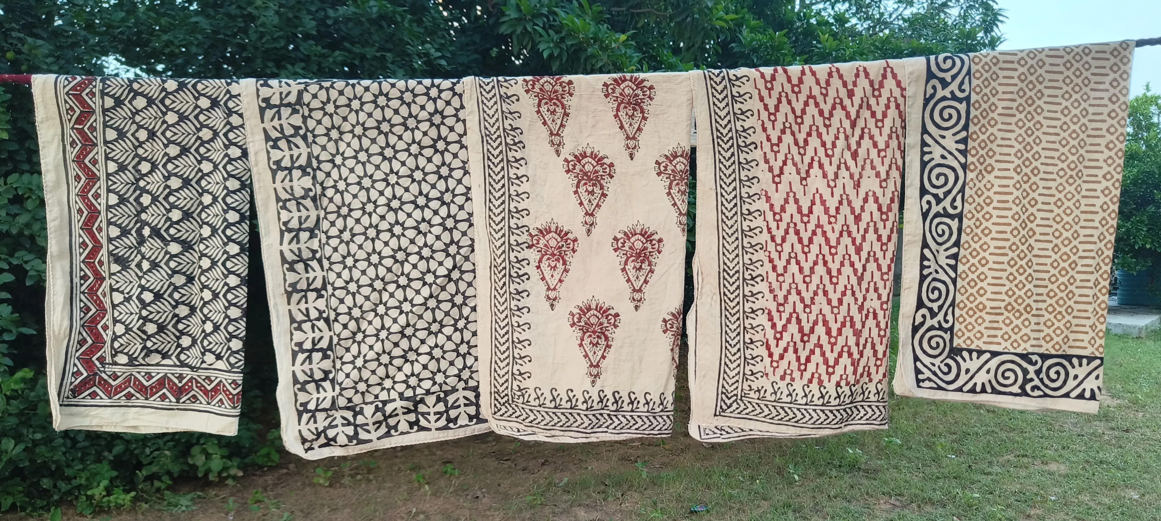 Handcrafted Printed Cotton Scarves