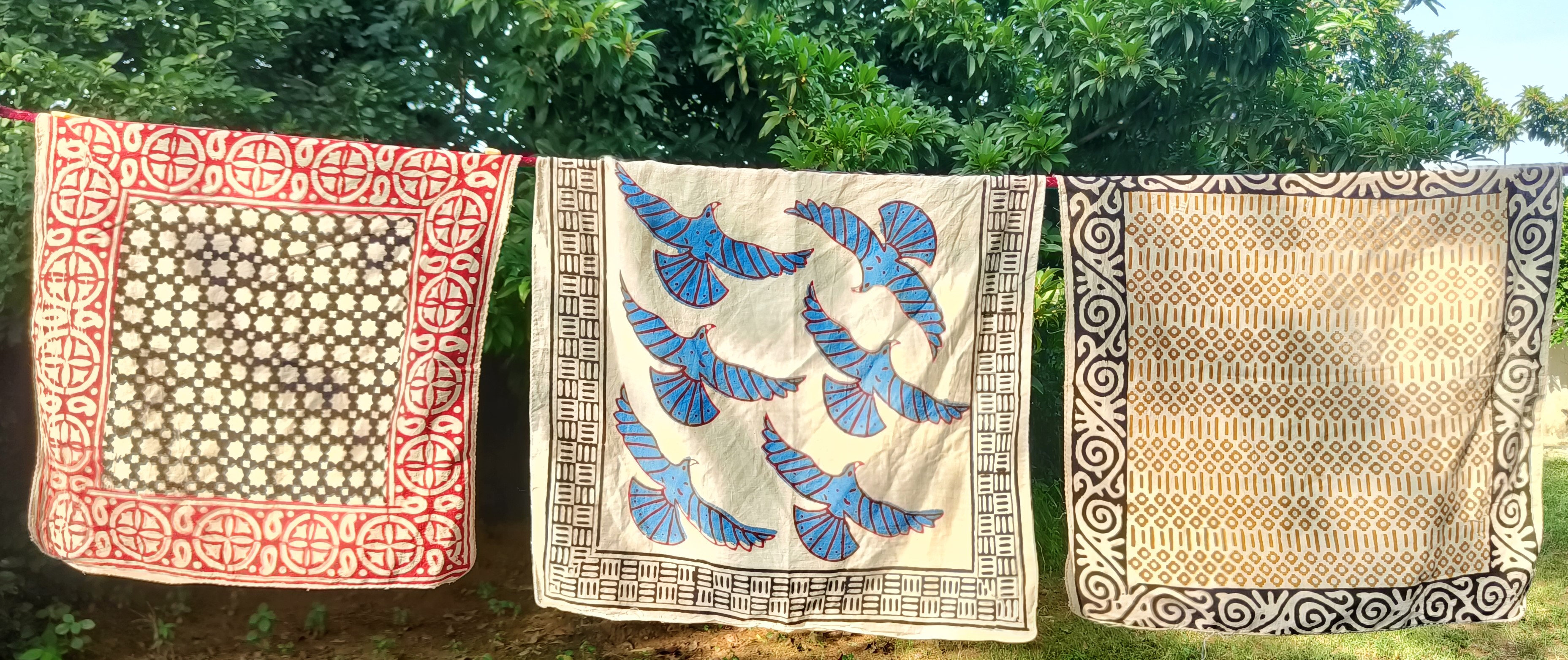 Handcrafted Printed Cotton Scarves