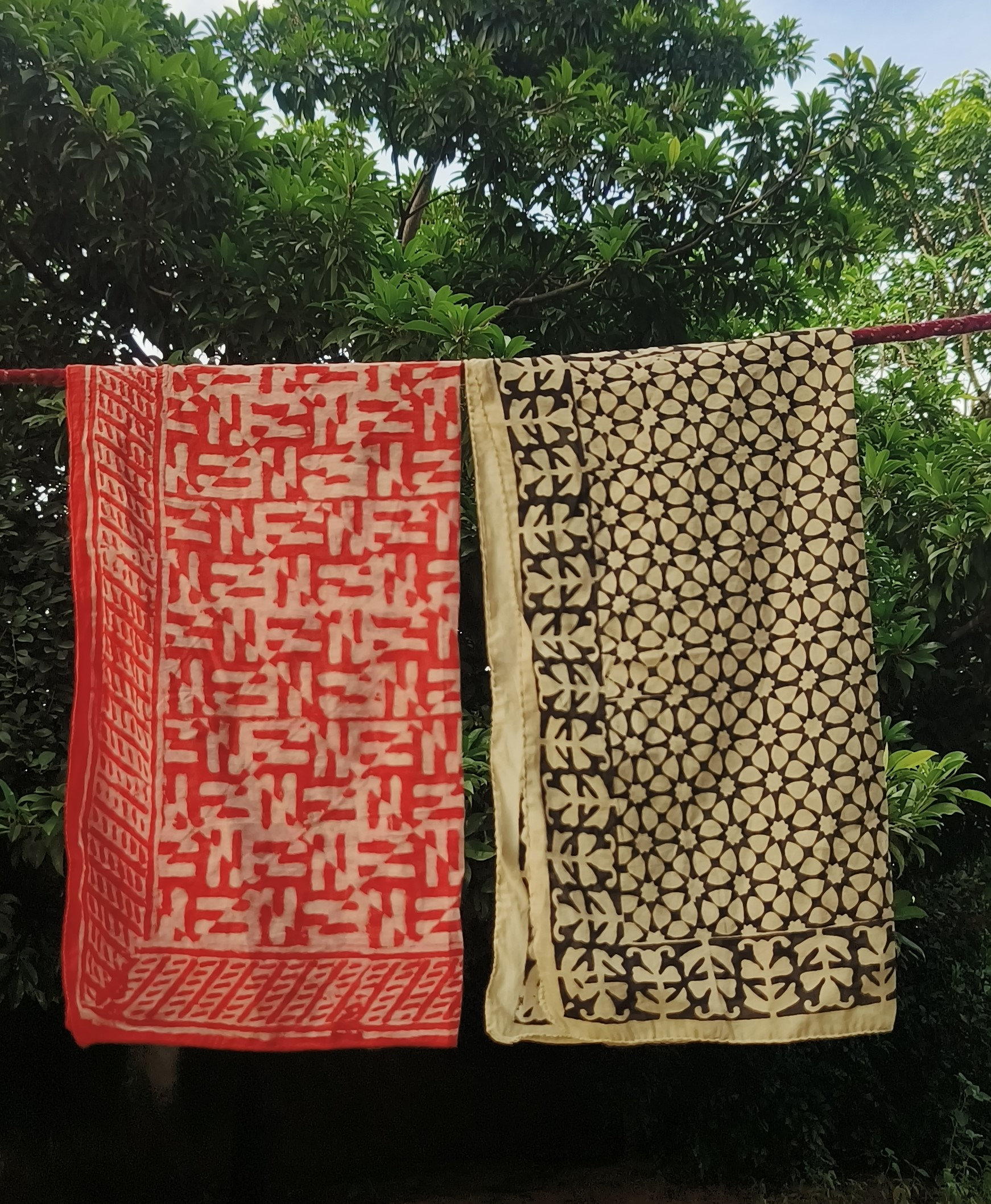 Handcrafted Block Print Scarves