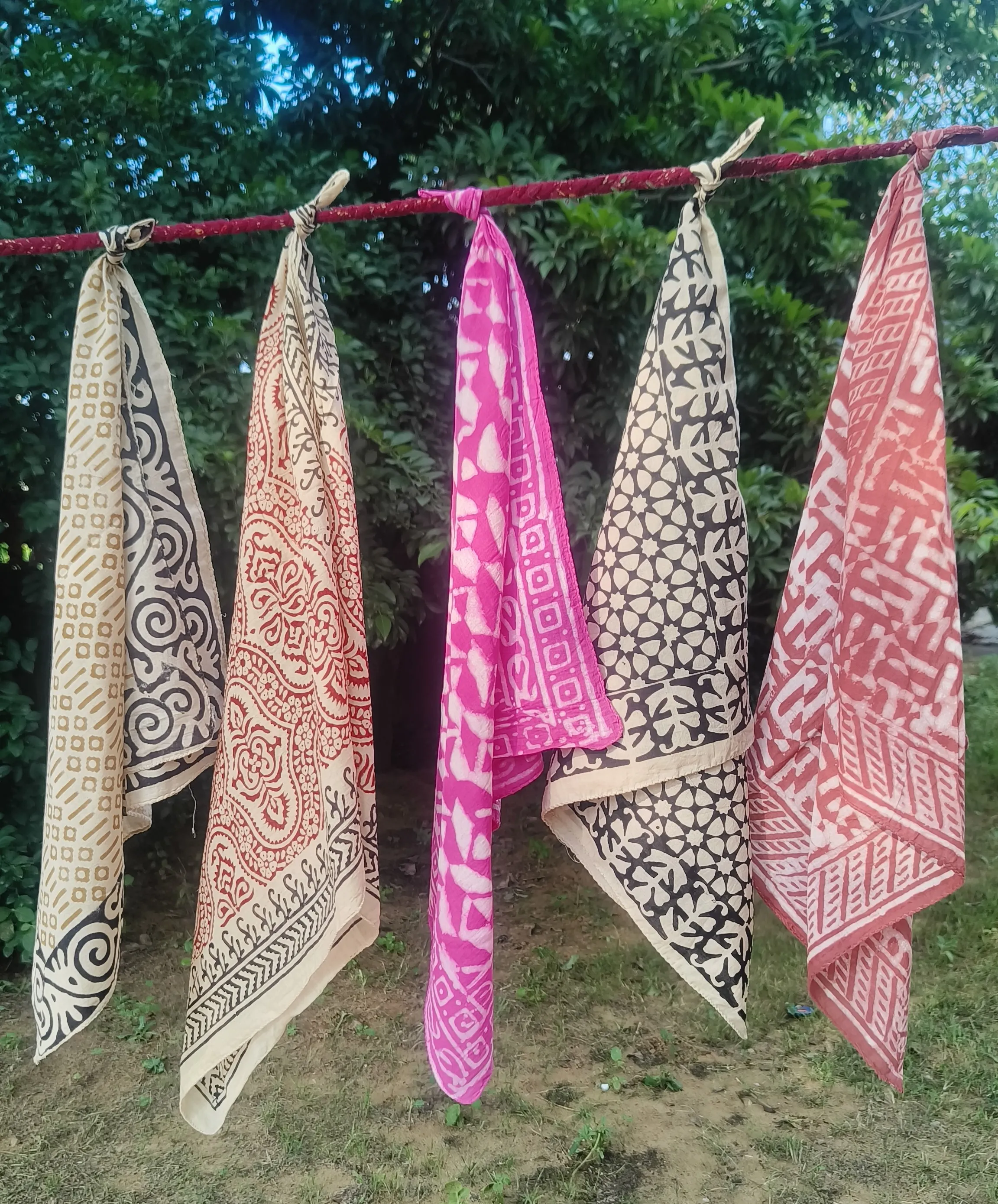Handcrafted Patterned Scarves