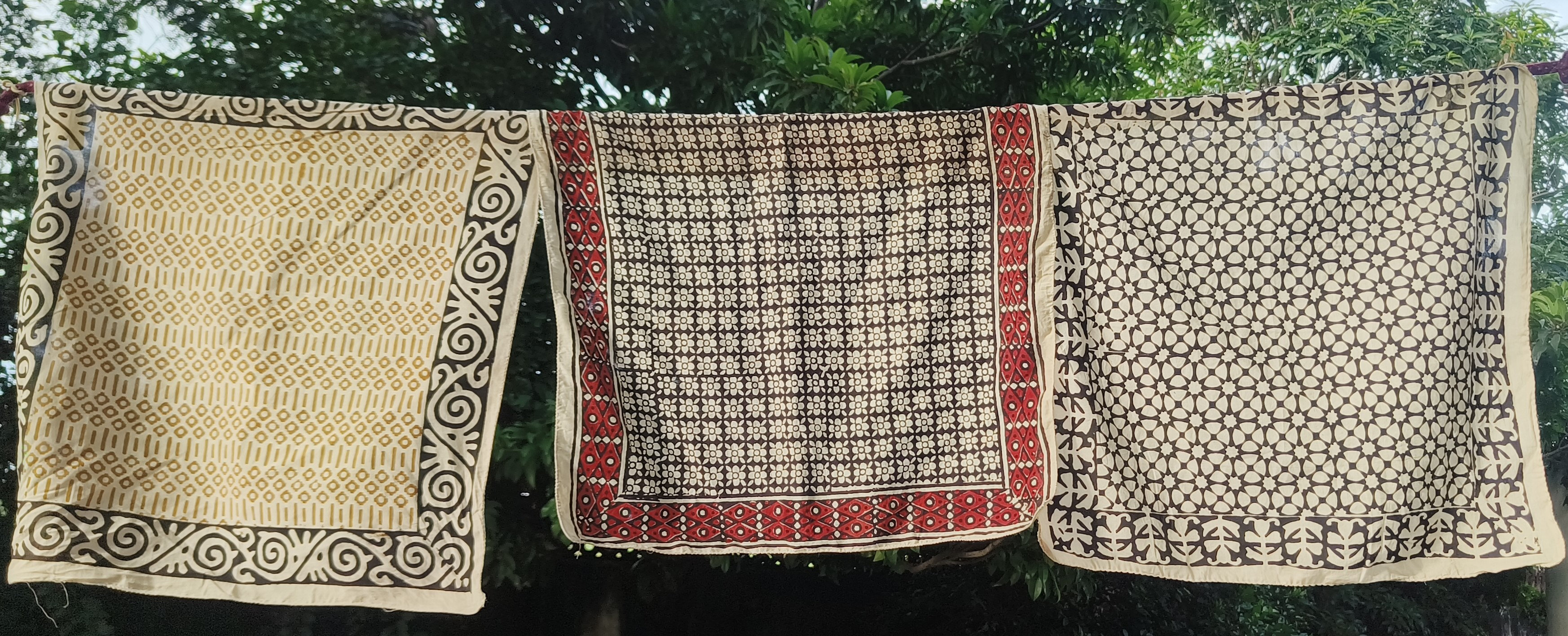 Handcrafted Printed Cotton Scarves